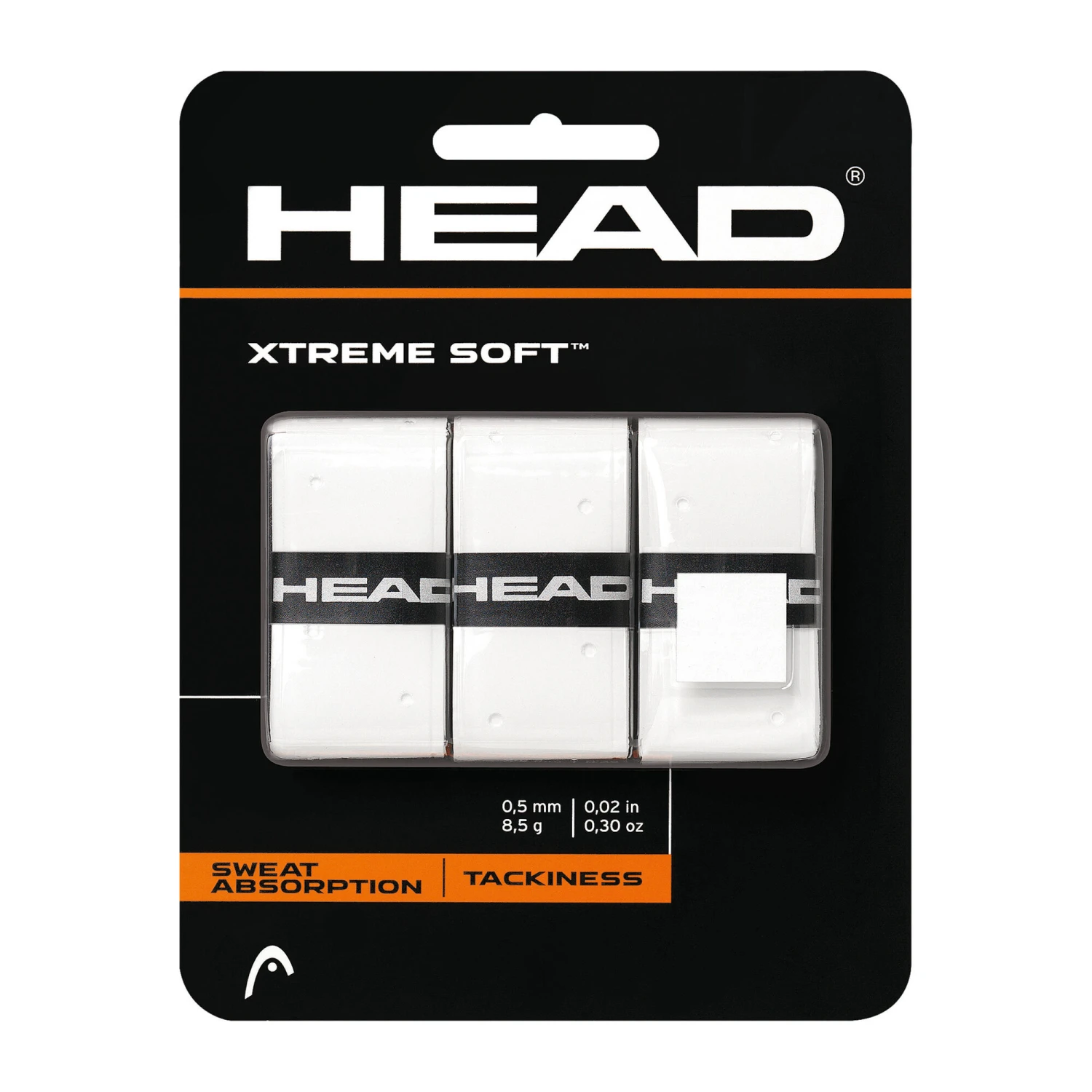 Head Xtreme Soft 3er Pack - Weiß 3 Head Xtreme Soft 3er Pack - Weiß