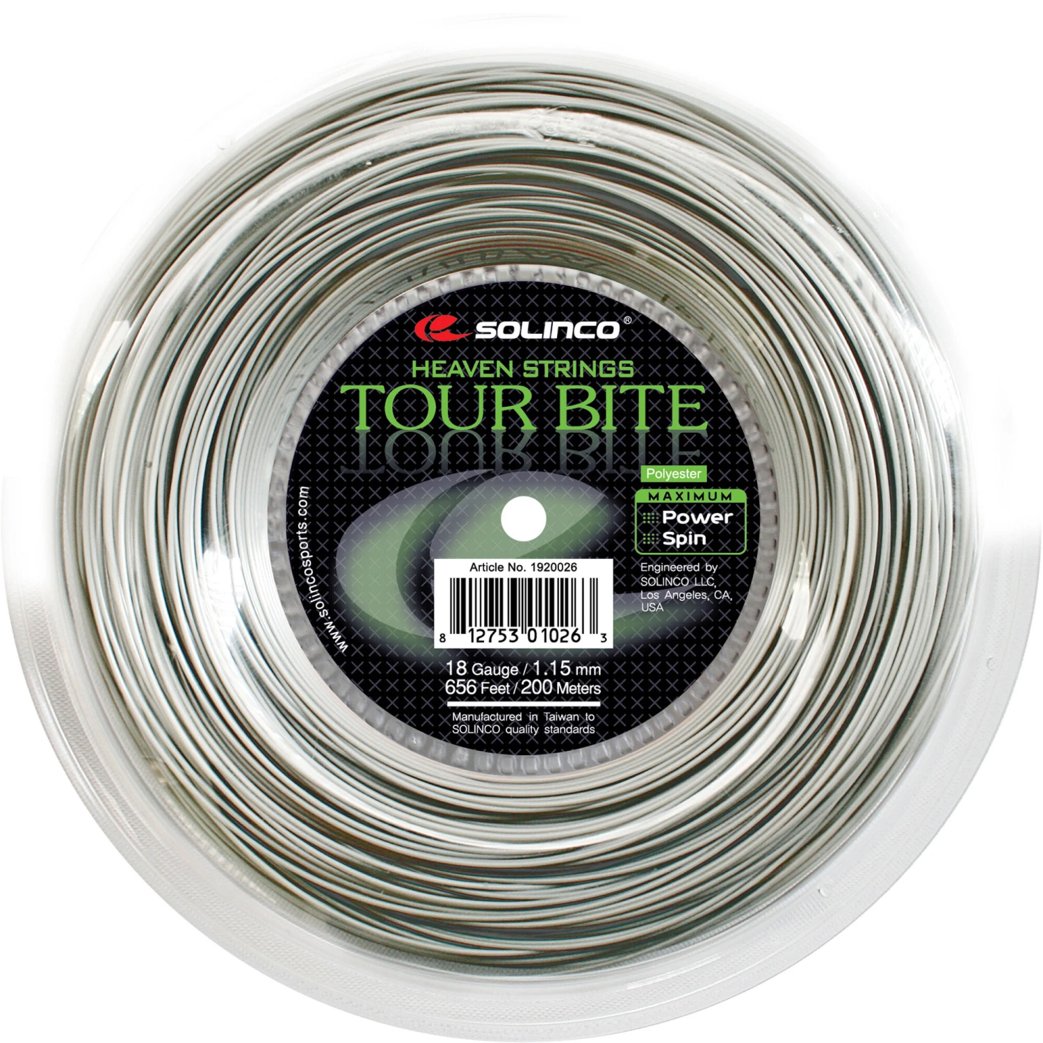 Tour Bite Saitenrolle 200m - Silber 4 Tour Bite Saitenrolle 200m - Silber – Bild 2