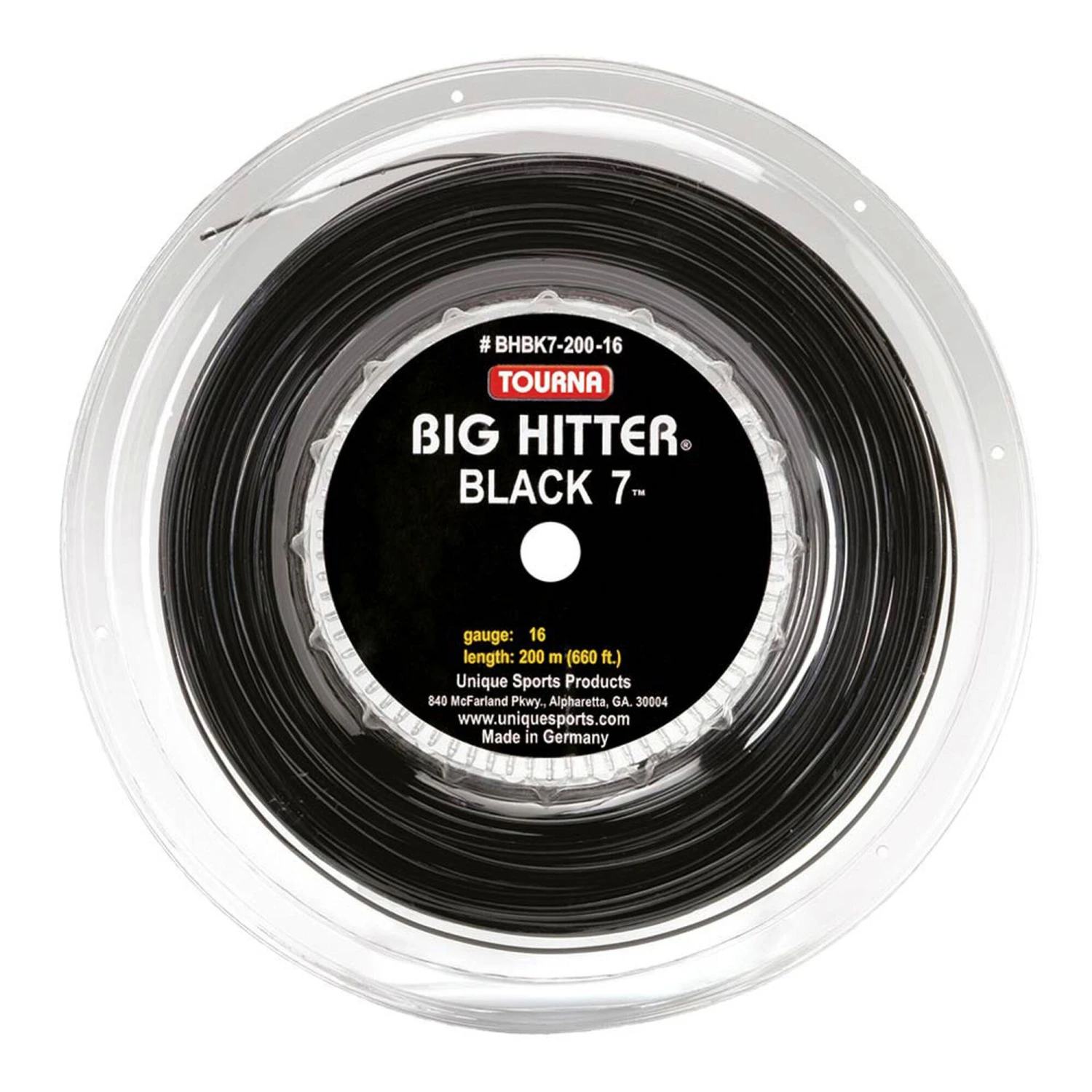 Tourna Big Hitter 7 Saitenrolle 220m - Schwarz 3 Tourna Big Hitter 7 Saitenrolle 220m - Schwarz