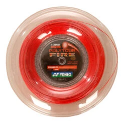 YONEX Poly Tour Fire Saitenrolle 200m - Rot