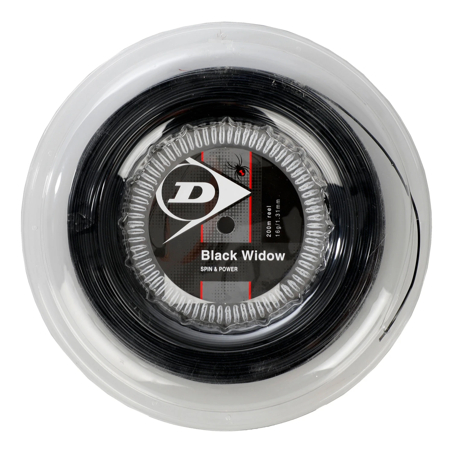 Dunlop Black Widow Saitenrolle 200m - Schwarz 3 Dunlop Black Widow Saitenrolle 200m - Schwarz