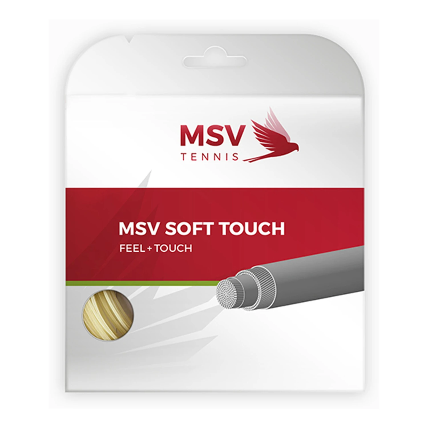 Soft-Touch Natur Saitenset 12m - Grau 3 Soft-Touch Natur Saitenset 12m - Grau