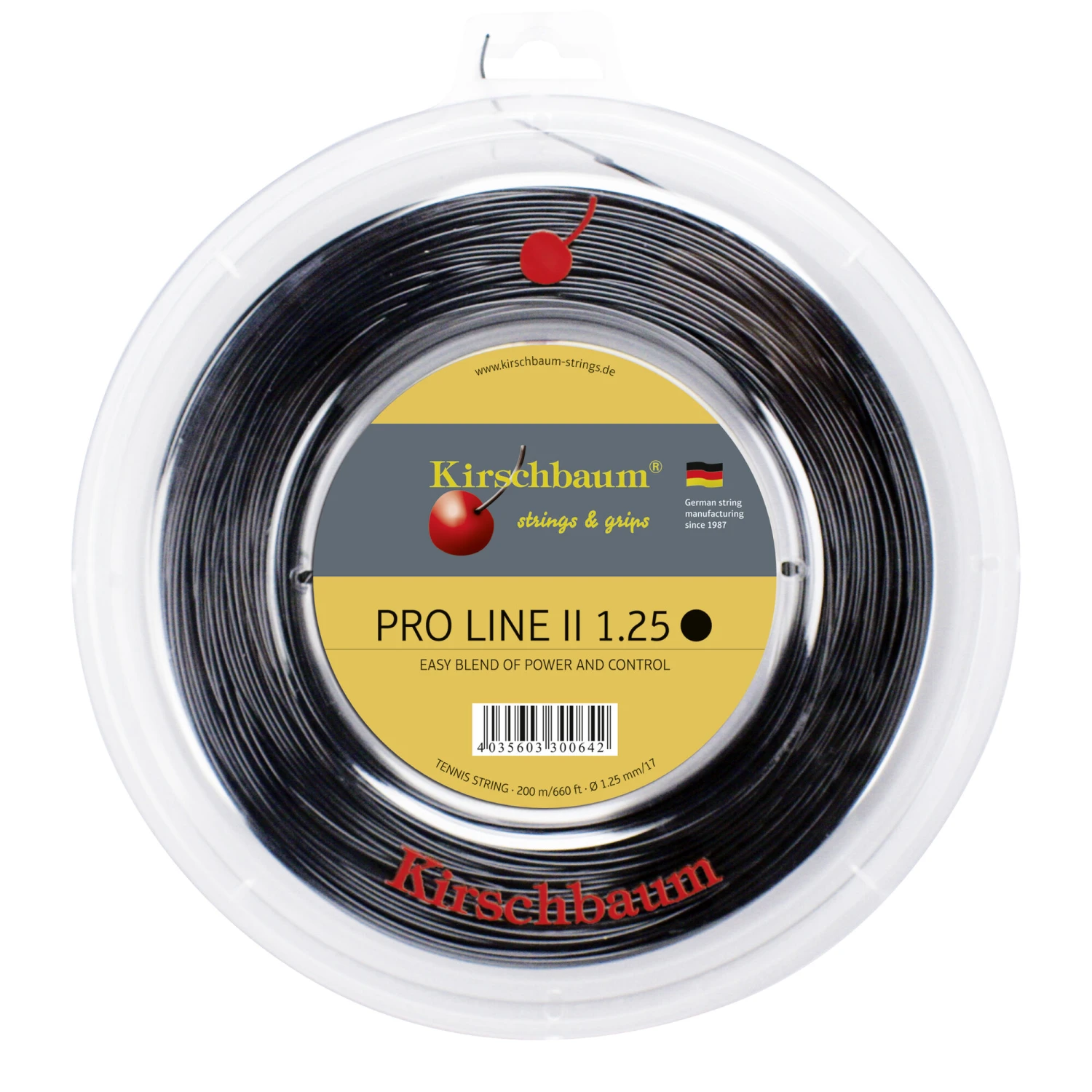Pro Line II Saitenrolle 200m - Schwarz 3 Pro Line II Saitenrolle 200m - Schwarz