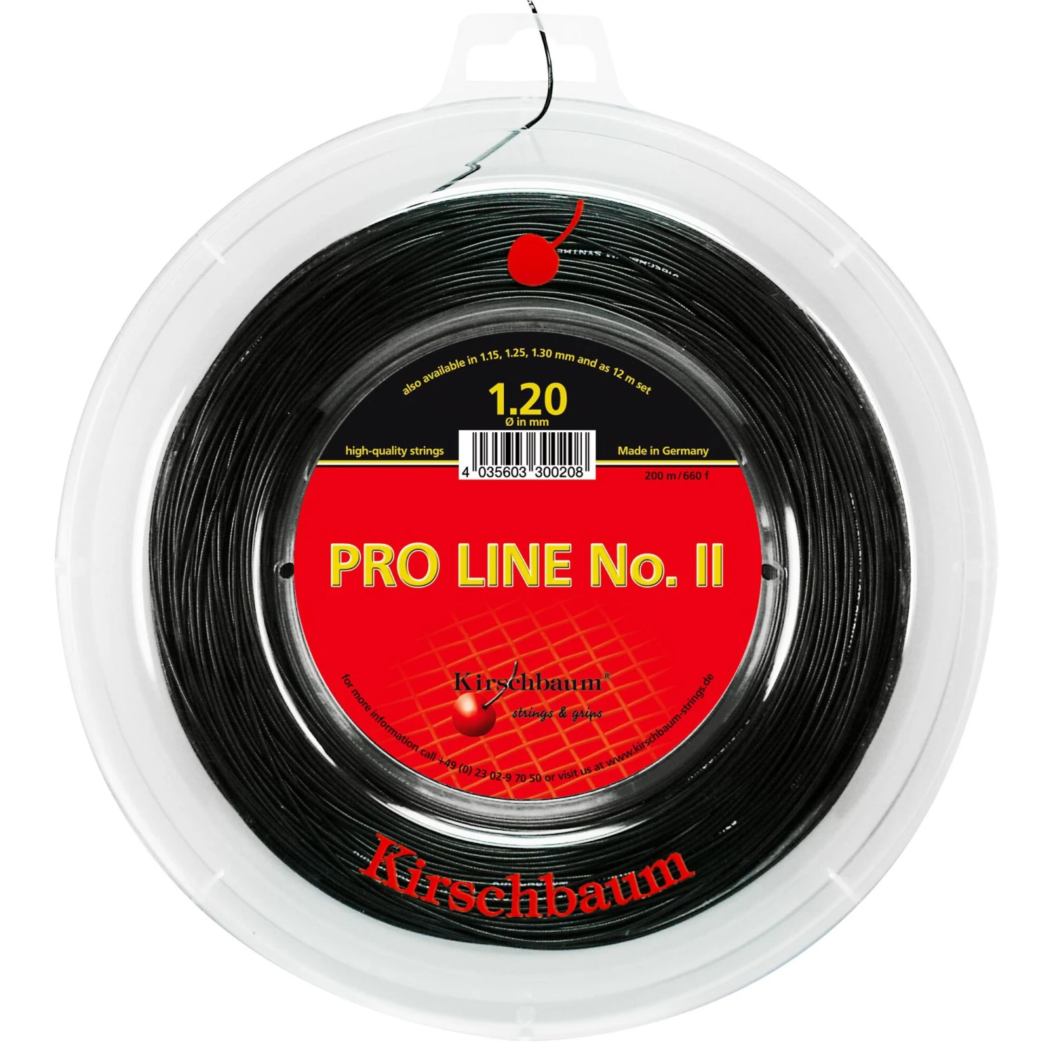 Pro Line II Saitenrolle 200m - Schwarz 4 Pro Line II Saitenrolle 200m - Schwarz – Bild 2