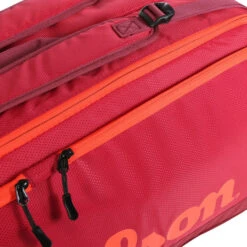 Wilson Tour Schlägertasche 12er - Dunkelrot, Orange -TENNIS PETERS Verkäufe 0221100000 10