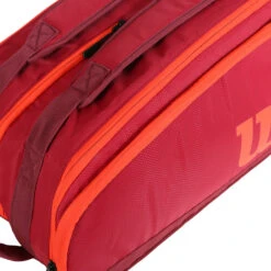 Wilson Tour Schlägertasche 12er - Dunkelrot, Orange -TENNIS PETERS Verkäufe 0221100000 11