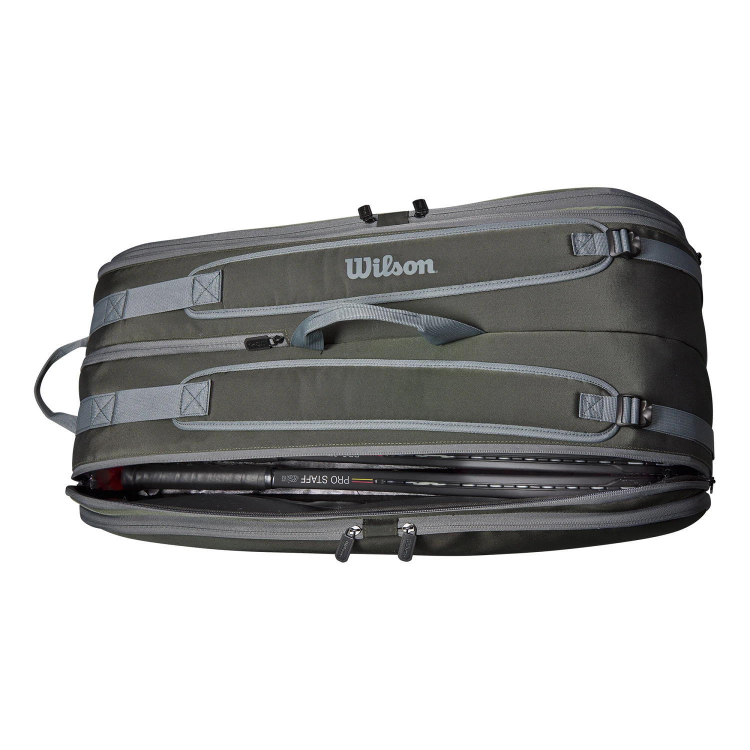 Wilson Tour Schlägertasche 12er - Dunkelgrün 7 Wilson Tour Schlägertasche 12er - Dunkelgrün – Bild 5