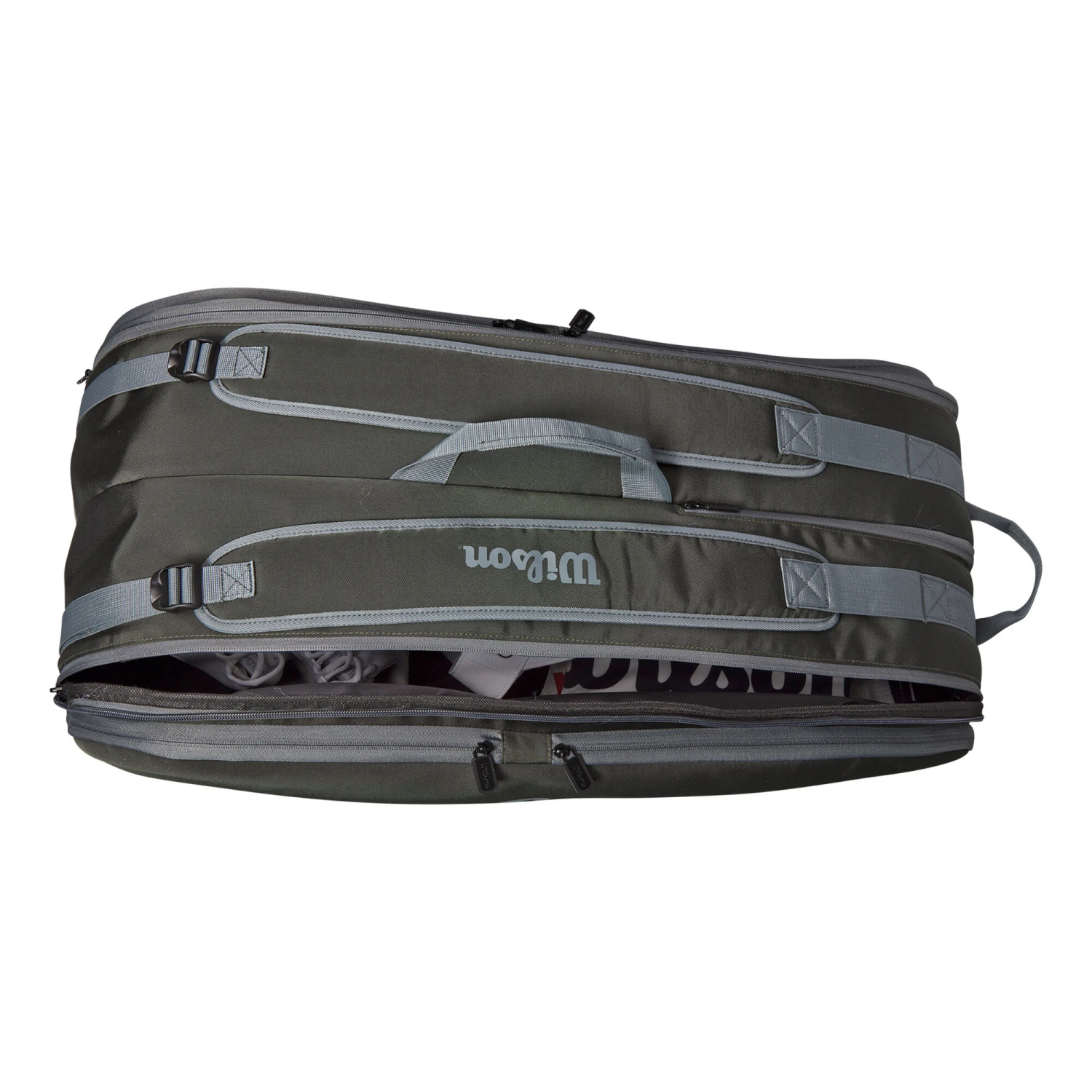 Wilson Tour Schlägertasche 12er - Dunkelgrün 3 Wilson Tour Schlägertasche 12er - Dunkelgrün