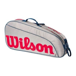 Wilson Junior Schlägertasche 3er - Grau, Rot -TENNIS PETERS Verkäufe 0236800000 0 3