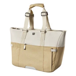 Wilson Women's Tote Sporttasche - Weiß, Khaki -TENNIS PETERS Verkäufe 0238500000 000