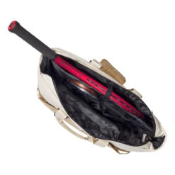 Wilson Women's Tote Sporttasche - Weiß, Khaki -TENNIS PETERS Verkäufe 0238500000 17