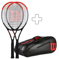 Wilson 2x Clash 100 Pro (Tour) Plus Schlägertasche